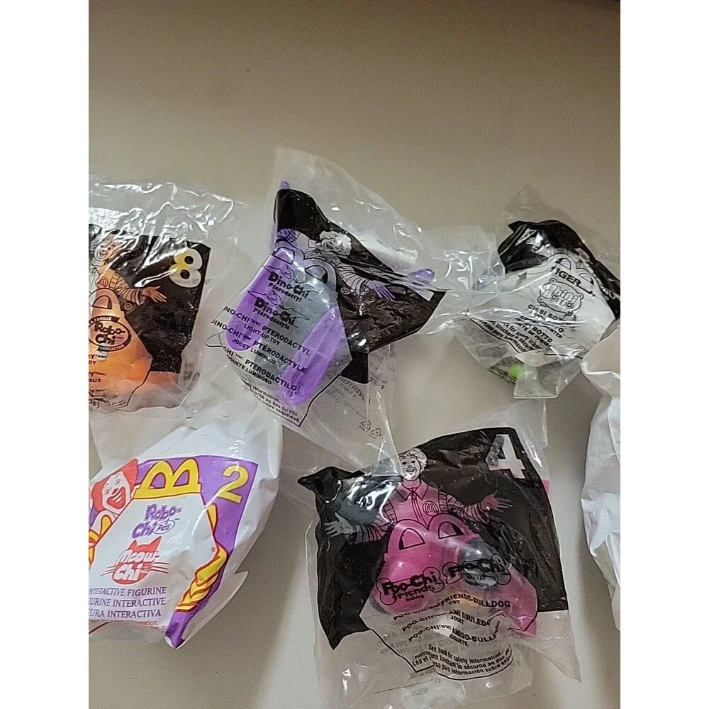 McDonald’s‎ Happy Meal Sega Robo Chi pet  Poo Dino meow Teddy mixed lot